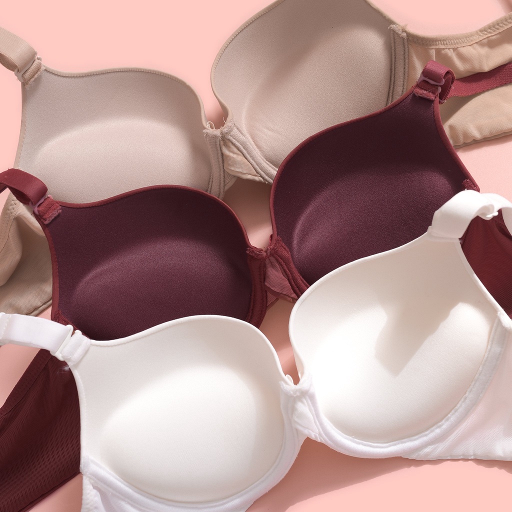 Áo lót nữ Venus Charm đệm dày có gọng nâng đẩy dáng trơn 1134