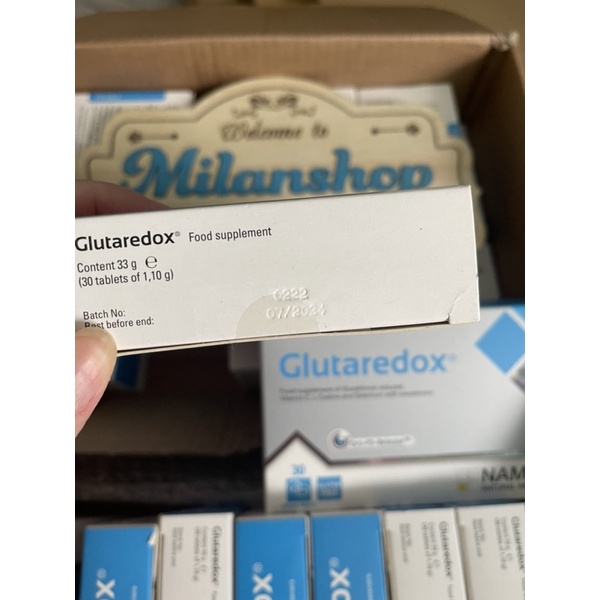 ✅ Glutaredox - sáng da chống oxy hoá 30v Italy