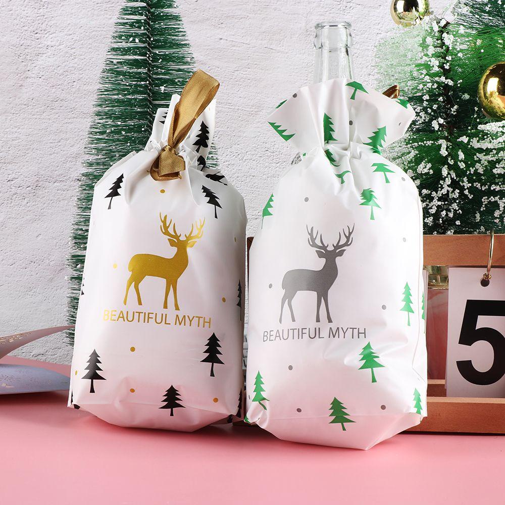 Set 5 Túi Đựng Bánh Quy / Xà Phòng Handmade Phong Cách Giáng Sinh Tiện Dụng