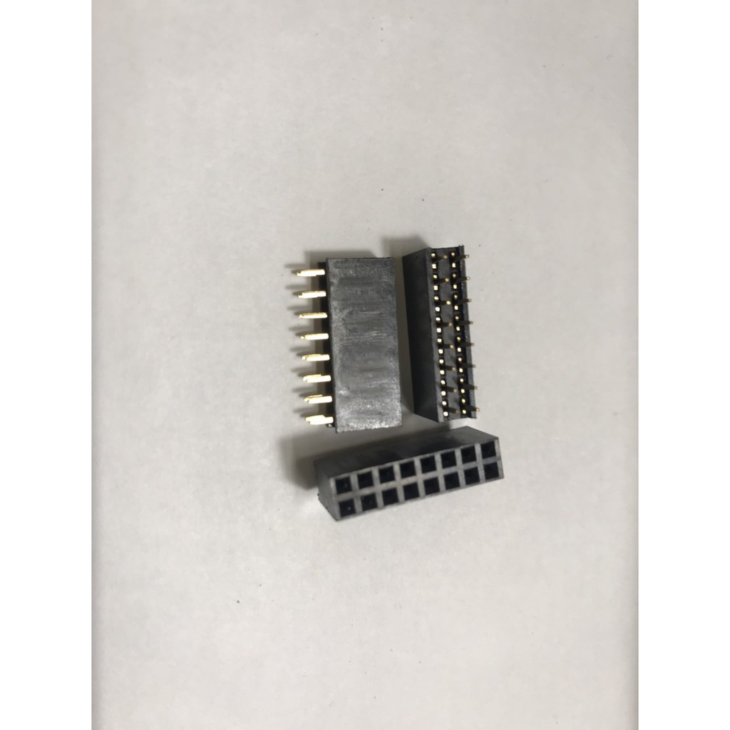 Header đôi  cái 2.54 MM 2x8