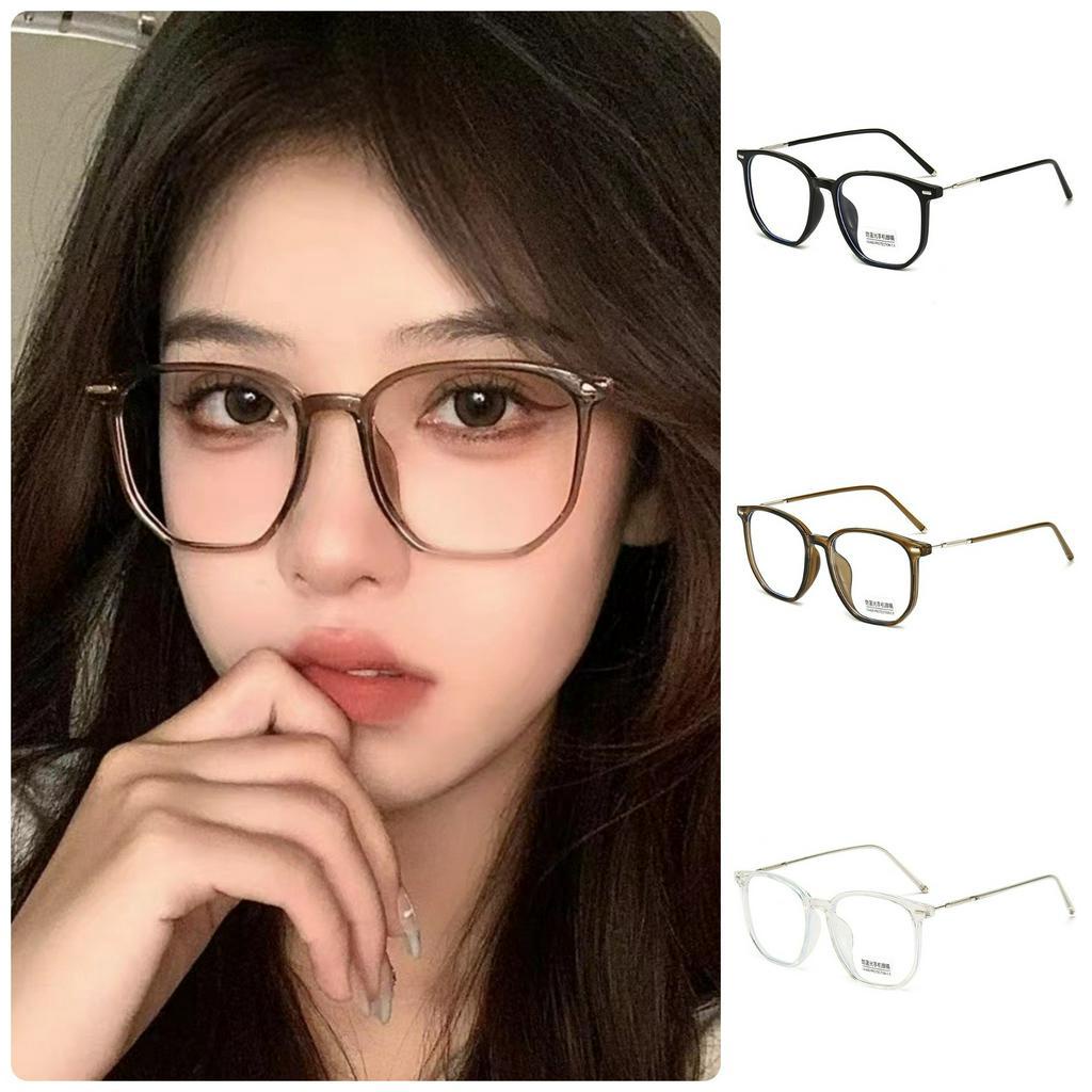 Mắt kính gọng tròn không độ, Kính mắt nữ chống ánh sáng xanh, chống tia UV dành cho nam nữ Có 3 màu KMG02 - HAT Style