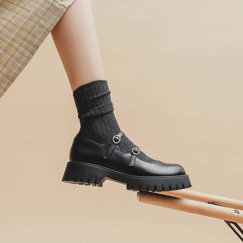 Giày Da Đế Dày Thời Trang 2021jkuni Cho Nữ | BigBuy360 - bigbuy360.vn