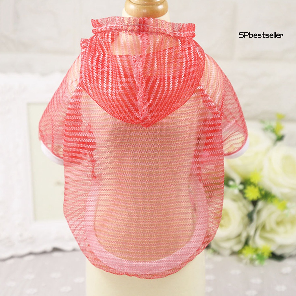 Áo hoodie polyester chống nắng in họa tiết thời trang mùa hè cho cún cưng