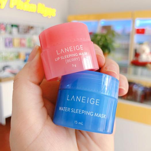 Mặt nạ ngủ/ Mặt nạ môi Cấp ẩm Laneige Mini