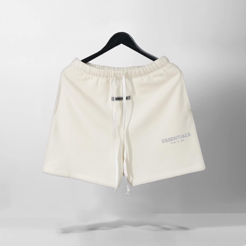 Quần short nỉ Esentials phiên bản chữ phản quang,quần nỉ dài Ni.ke Swoosh logo thêu