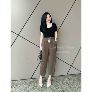 Quần Baggy Ruby Lưng Chun Dáng Đứng