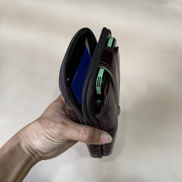 Ví Đeo Thắt Lưng Đựng Điện thoại Da Bò cao cấp BH Da 3 Năm [HÀNG XIN XUẤT KHẨU] | BigBuy360 - bigbuy360.vn