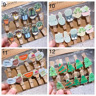 Set Kẹp Gỗ Trang Trí