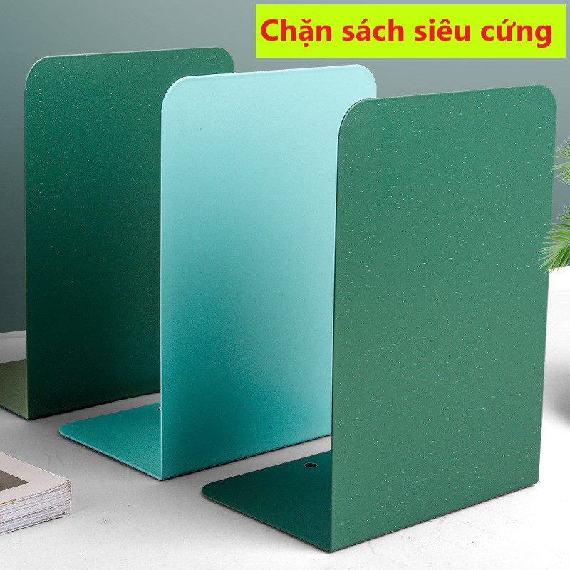 Chặn sách kim loại, giá sách chữ L, chặn sách decor làm từ tấm thép dày đặc