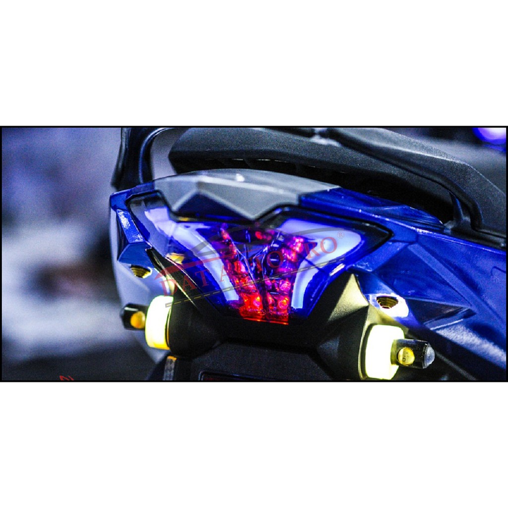 Đèn hậu 2018 Tích hợp xi nhan cho EX 150 Màu đỏ.