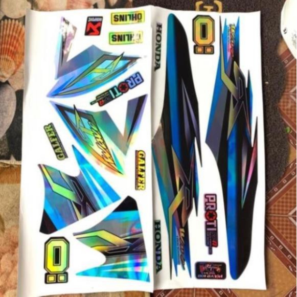 Tem Chế Wave 7 Màu 3 Lớp Chống Phai Mã 0178