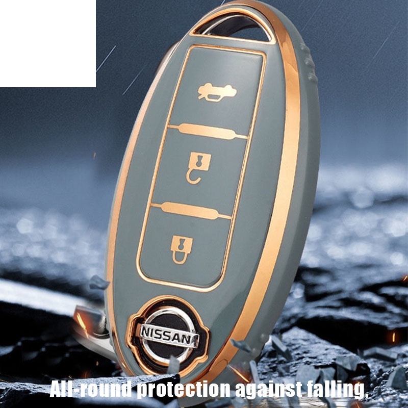 Vỏ Tpu Bảo Vệ Chìa Khóa Điều Khiển Từ Xa Cho Xe Hơi Nissan Almera Grand Livina