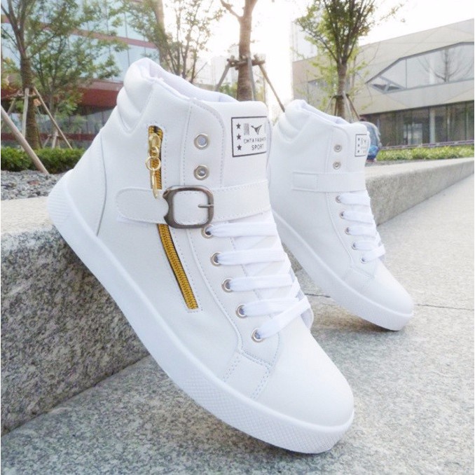 LV-NEW ⚡ [XẢ KHO] Giày sneaker cao cổ nam khóa cạnh [ĐEP CHUẨN ] 🔥 ✔️ : : : 🔥 XIÊU RẺ ☯ $ ^ " ^ ¹ : | BigBuy360 - bigbuy360.vn