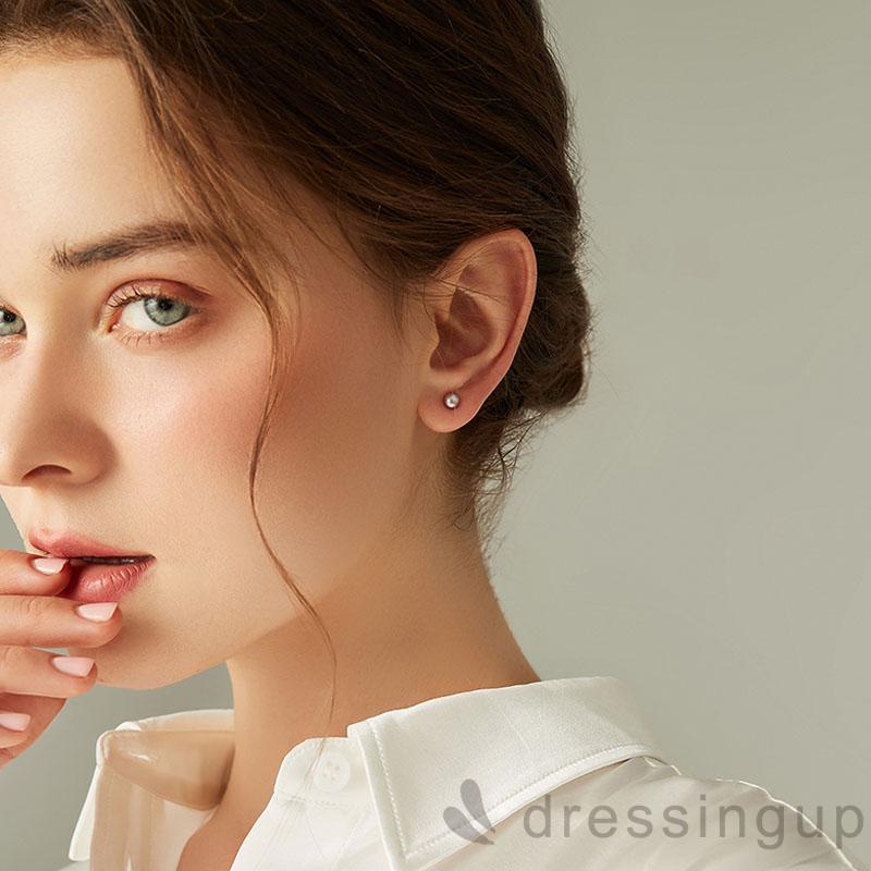 Khuyên tai đính ngọc trai giả thời trang sang trọng cho nữ