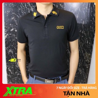 Áo thun nam cổ bẻ thêu côn trùng cao cấo MFY210