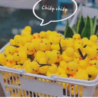 Kẹp tóc vịt bông lò xo