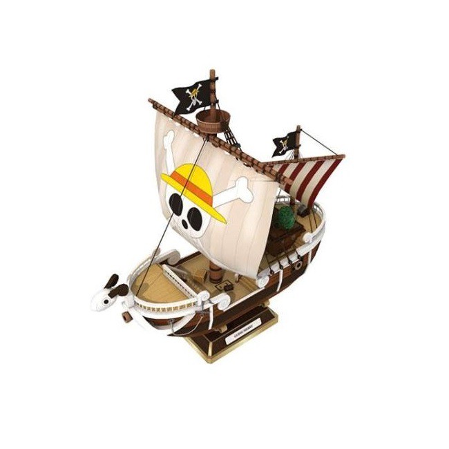 Đồ chơi Cắt dán Giấy 3D Mô hình Thuyền Going Merry và Thousand Sunny nhóm Mũ Rơm