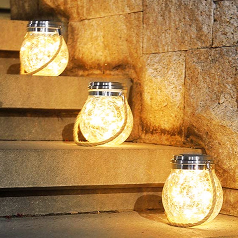 Đèn Lồng Treo Trang Trí LED Chống Nước Sử Dụng Năng Lượng Mặt Trời