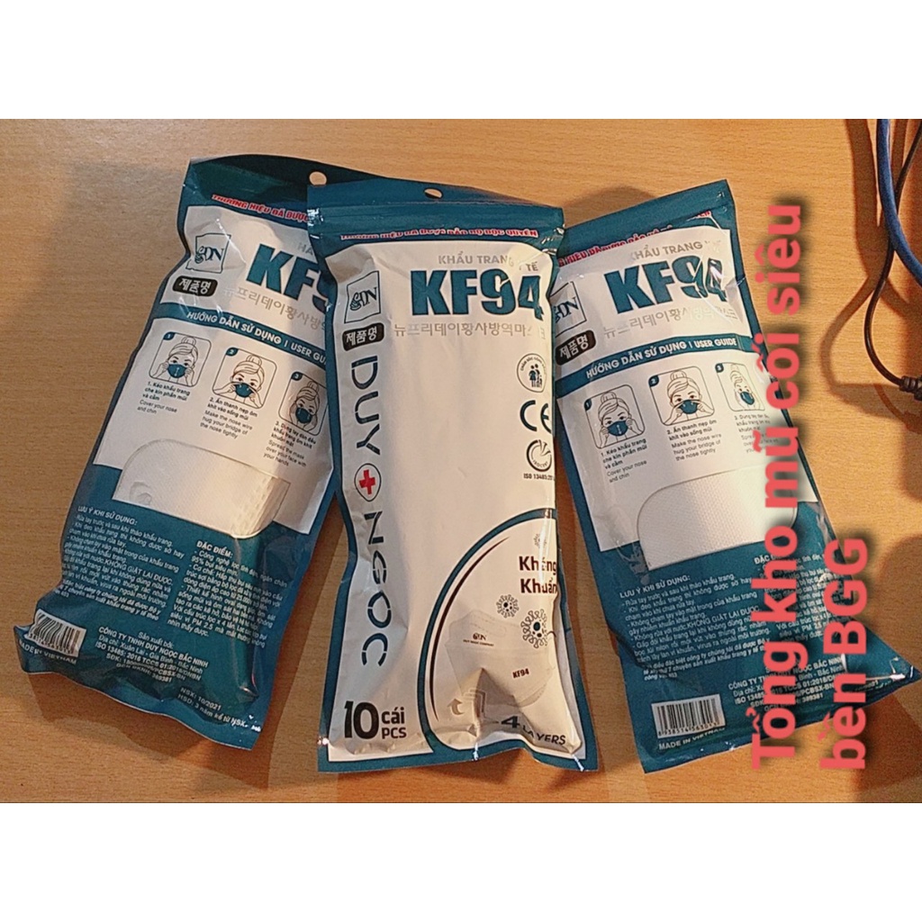 - Khẩu trang y tế KF94 DUY NGỌC