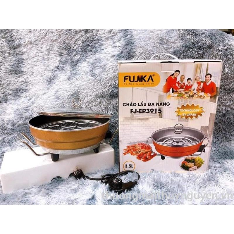 CHẢO LẨU ĐA NĂNG FUJIKA FJ-EP3915 - DUNG TÍCH 3.5L - HÀNG CHÍNH HÃNG