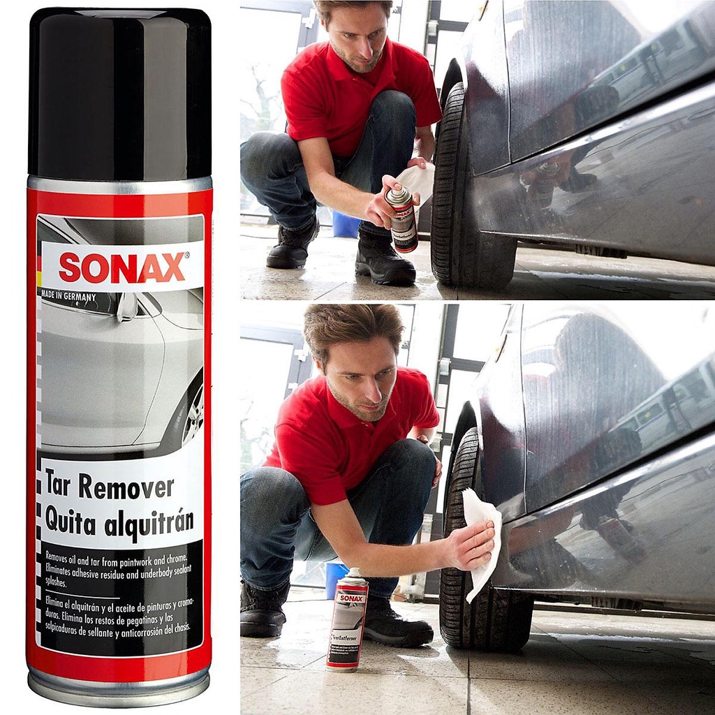 Dung Dịch Tẩy  Nhựa Đường, Keo Băng Dính SONAX Tar Remover 334200 -Hàng Nhập Đức