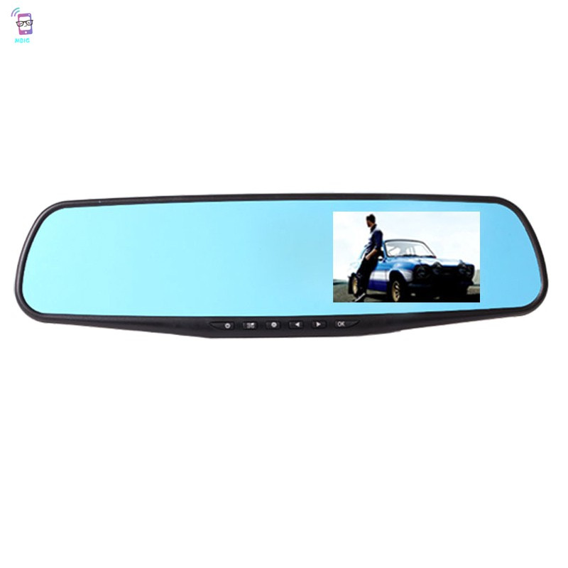 Gương Chiếu Hậu mg Hd 1080p 2.8 "Màn Hình Lcd Hỗ Trợ Quay Đêm Dvr