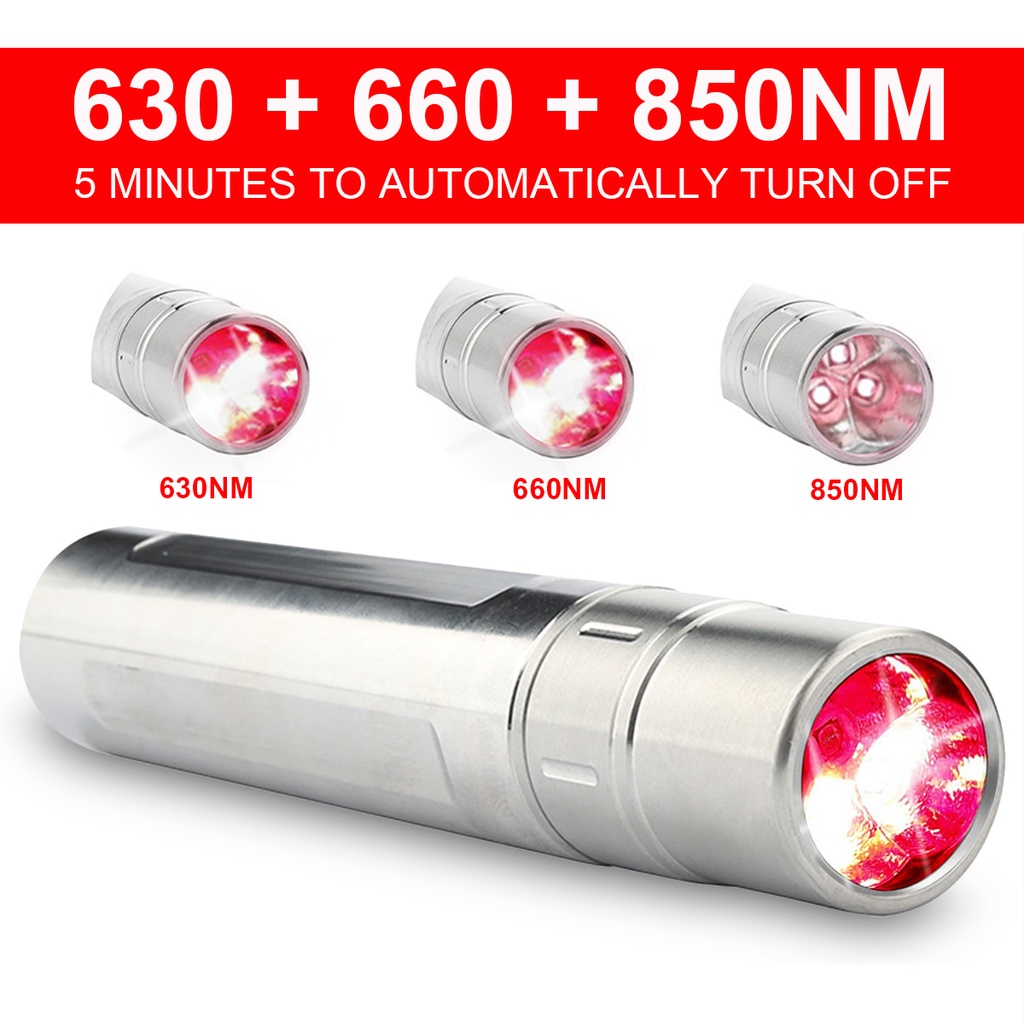 Đèn Led Y Tế Cầm Tay Hồng Ngoại Giảm Đau Khớp 850nm 630nm 660nm