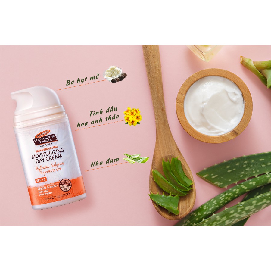 Palmer's Kem Dưỡng Ngăn Ngừa Lão Hóa Da Ban Ngày Palmer's Skin Perfecting Moisturizing Day Cream SPF15 75ml
