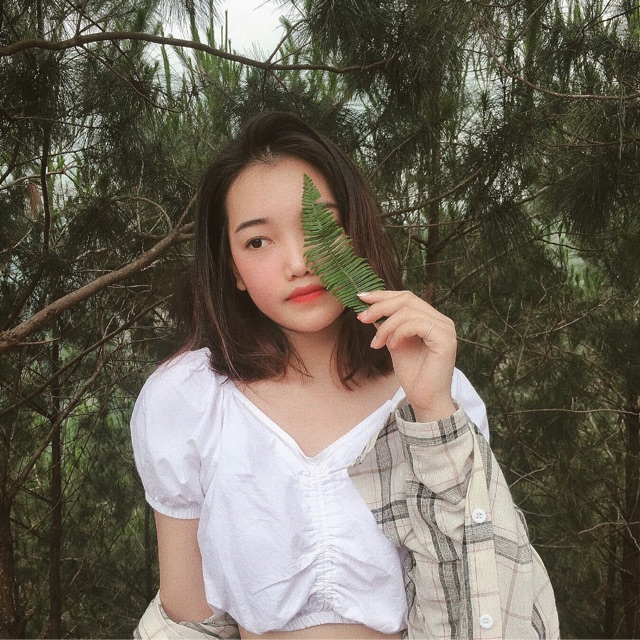 Croptop chun eo rút dây ngực