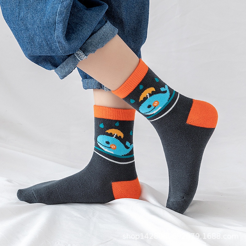 Vớ Thể Thao Họa Tiết Hoạt Hình Dễ Thương Cho Bé