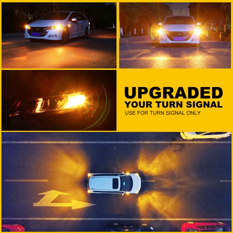 Bộ 2 Đèn LED Tín Hiệu T20 7440 Wy21w 1156 Bau15s Py21w P21w Ba15s T15 WY16W Cho Xe Hơi