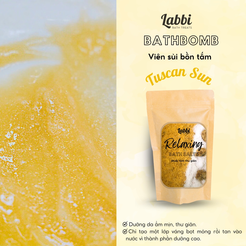 TUSCAN SUN [Labbi] Relaxing Bath Salt / Muối thư giãn dưỡng da