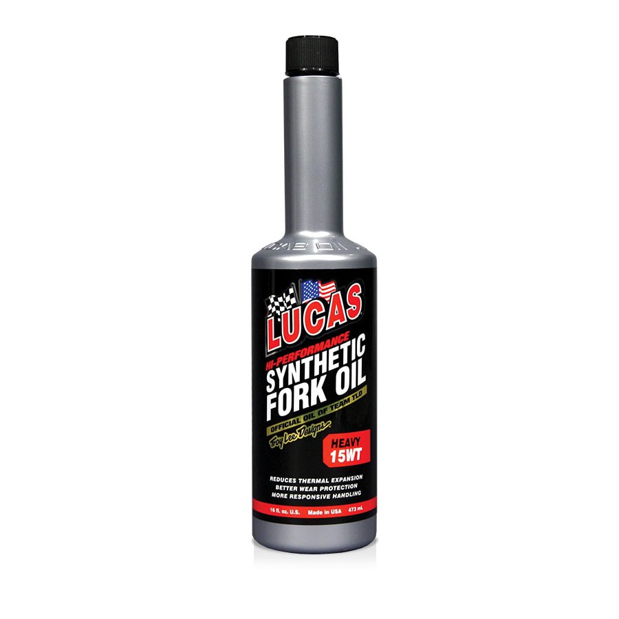 LUCAS SYNTHETIC FORK OIL HEAVY 15WT NHỚT PHUỘC 473ML