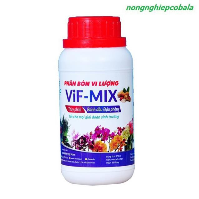 Phân Bánh Dầu Đậu Phộng VIF-MIX 250ml