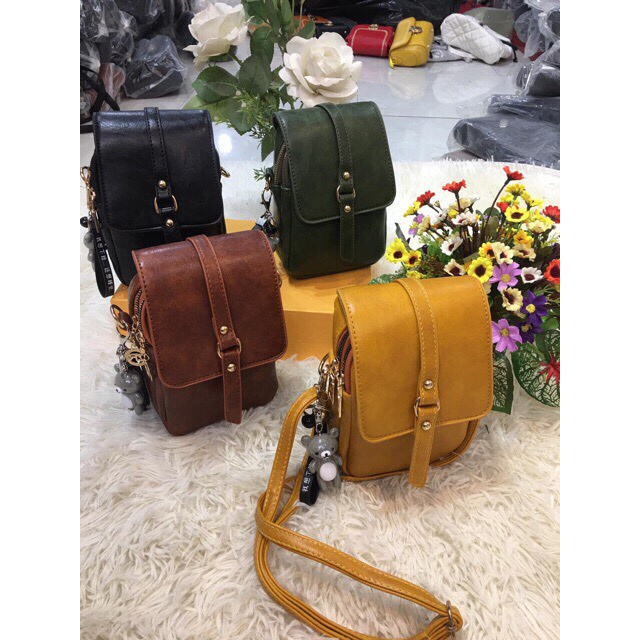 Túi Đựng Điện Thoại Linh Store Túi Xách Đeo Chéo Nữ Đựng Điện Thoại Da Mịn Hàng Cao Cấp - LS20