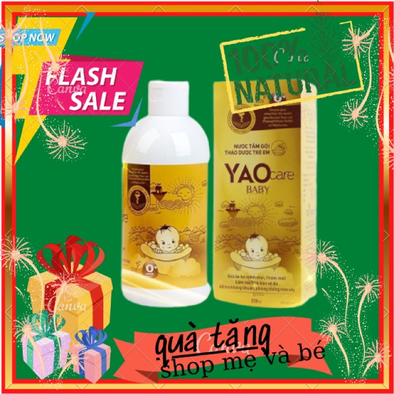 💥Sả Kho 3 ngày ( Cam kết hàng chính hãng) 💥Tắm Gội Thảo Dược YAOCARE BABY an toàn cho bé. 7 tặng 1 ở mã cào tích điểm