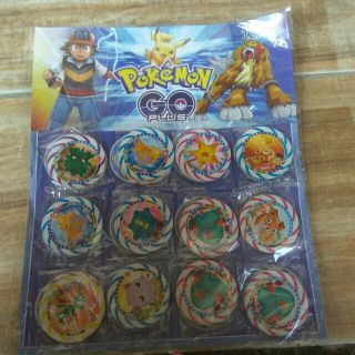 Ảnh tròn pokemon (12 bộ 1 vỉ)