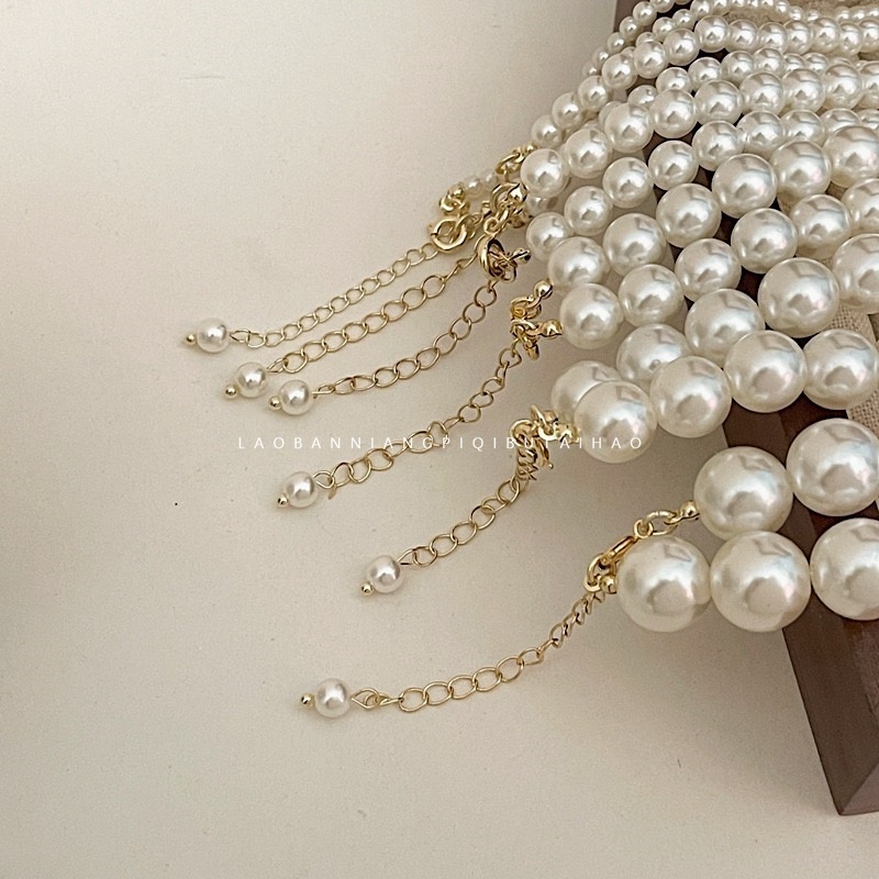 Vòng cổ Ngọc Trai Phong Cách Hàn Quốc Thời Trang Cao Cấp