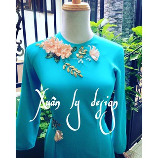 mẫu hoa kết áo dài