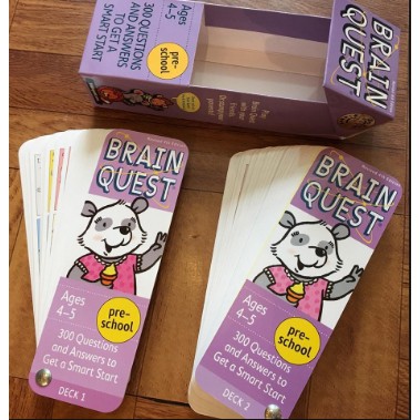 BỘ THẺ HỎI ĐÁP- BRAIN QUEST 4->5 TUỔI