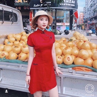 Đầm Tết cổ tàu