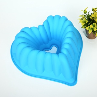 Khuôn silicon hình Trái Tim 22/26.5cm làm bánh rau câu 3D 4D nhấn xôi, fondant, socola, nến hanmade