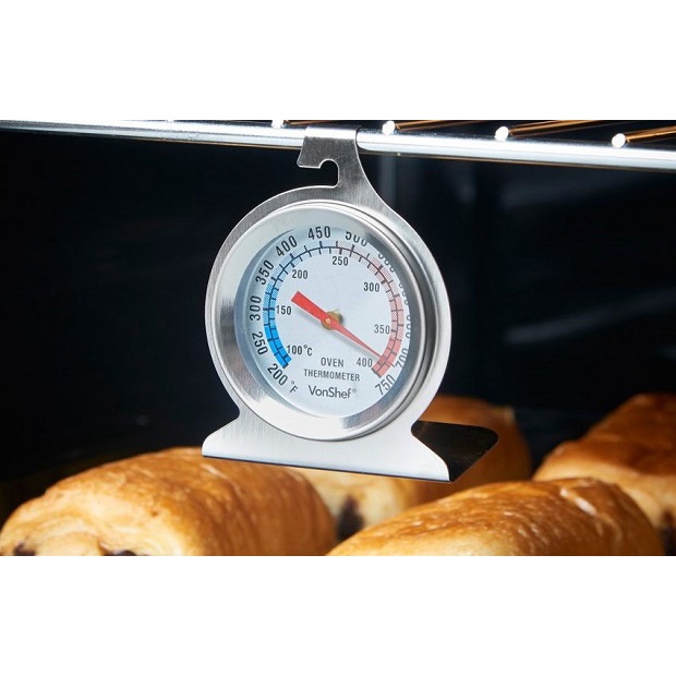Nhiệt kế lò nướng làm bằng chất liệu  thép không gỉ