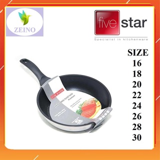 Chảo chống dính five-star 3 đáy cao cấp dùng được với bếp từ