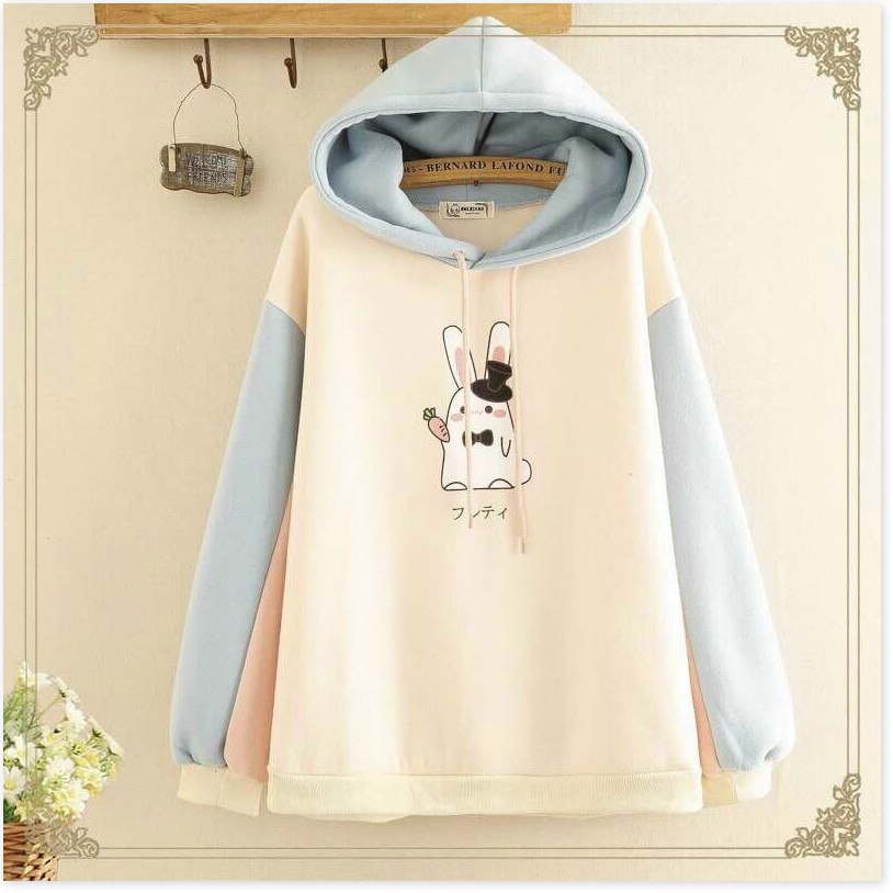 ÁO HOODIES NỮ HỌA TIẾT XINH XẮN MÀU SẮC TƯƠI MÁT FROM TO Y HÌNH KHÁNH AN STORE