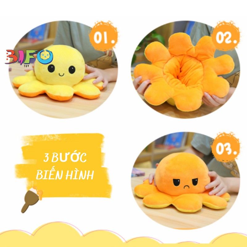Gấu Bông Bạch Tuộc Cảm Xúc Dễ Thương