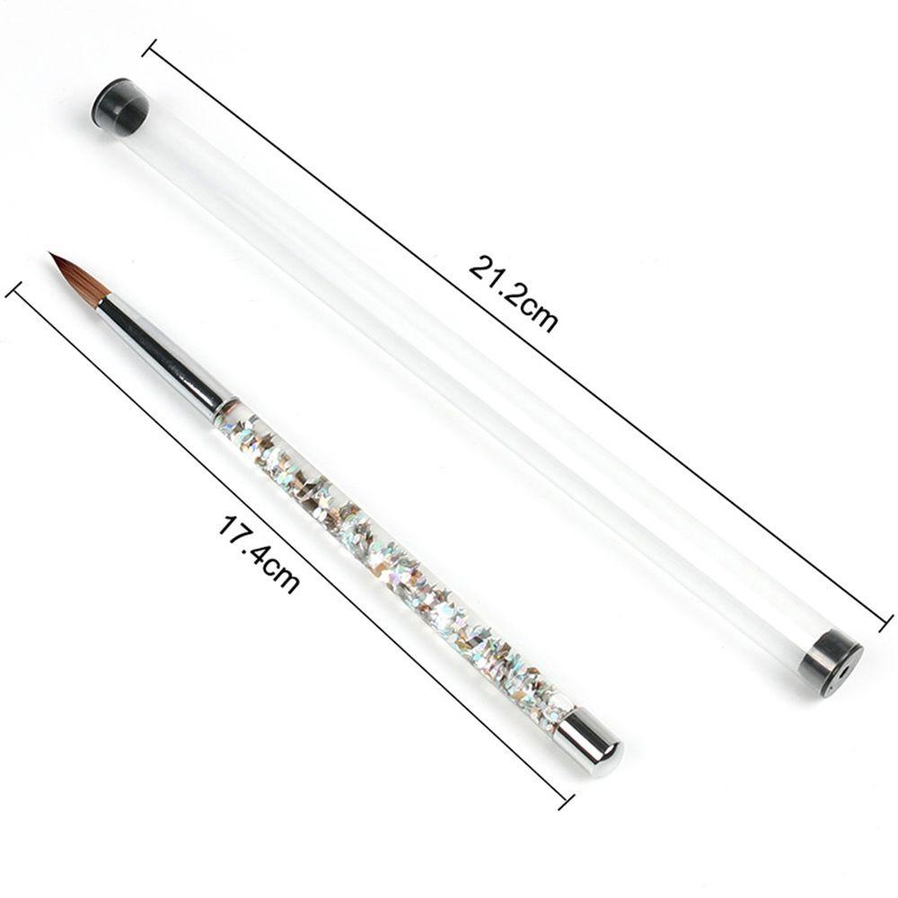 Cọ Vẽ Trang Trí Móng Tay Với Tay Cầm Bằng Acrylic Lấp Lánh