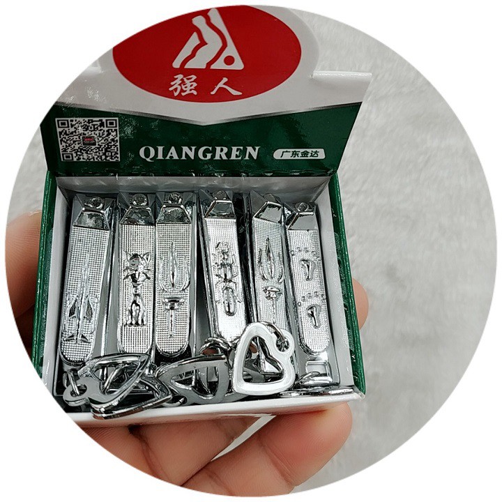 Bấm móng tay dạng móc khóa- Đồ bấm móng tay bằng thép không gỉ