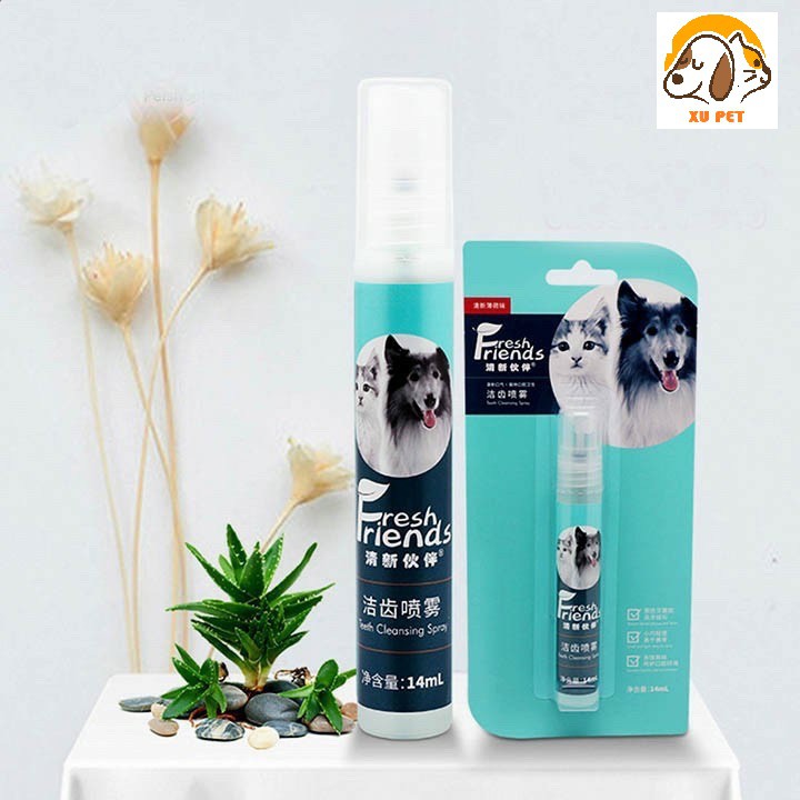 Xịt Thơm Răng Miệng Cho Chó Mèo Fresh Friend - Khử Mùi Hôi Răng Miệng, Chăm Sóc Răng Miệng Cho Thú cưng