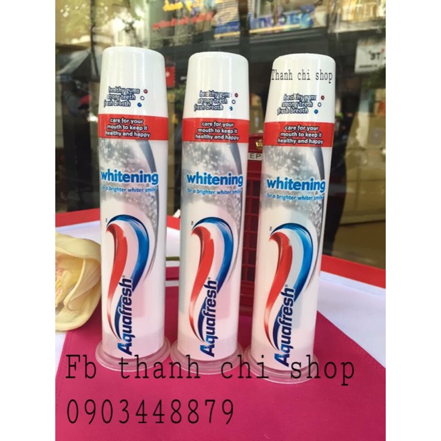 Kem Đánh Răng Aquafresh Ống Fresh Mint Whitening